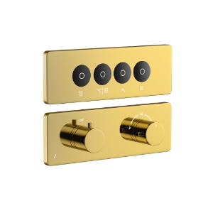 Picture of Exposed Part Kit of Cloud Touch Shower System - Gold Bright PVD