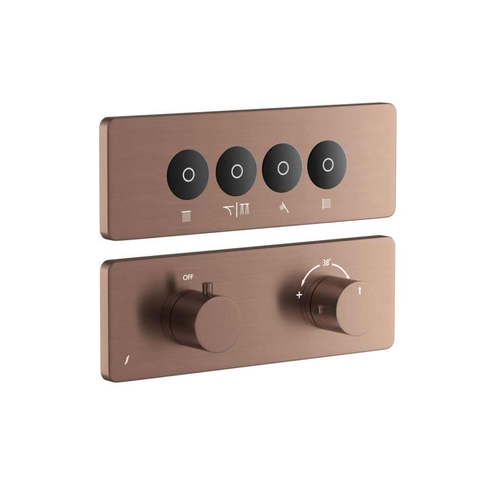 Picture of Exposed Part Kit of Cloud Touch Shower System - Antique Copper
