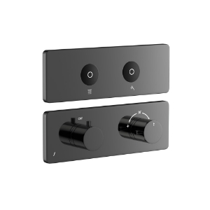 Picture of Exposed Part Kit of Cloud Touch Shower System - Black Chrome