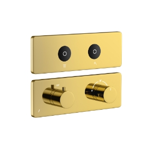 Picture of Exposed Part Kit of Cloud Touch Shower System - Gold Bright PVD