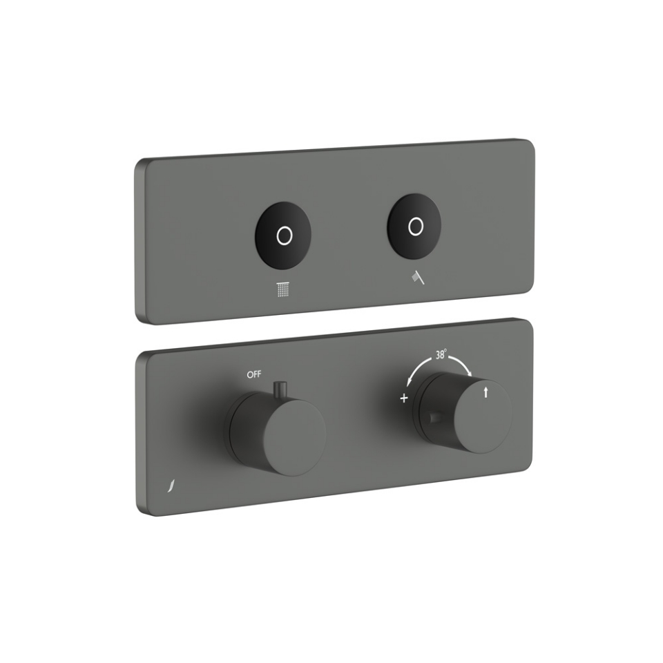 Picture of Exposed Part Kit of Cloud Touch Shower System - Graphite