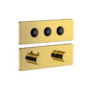 Picture of Exposed Part Kit of Cloud Touch Shower System - Gold Bright PVD