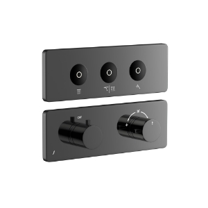Picture of Exposed Part Kit of Cloud Touch Shower System - Black Chrome