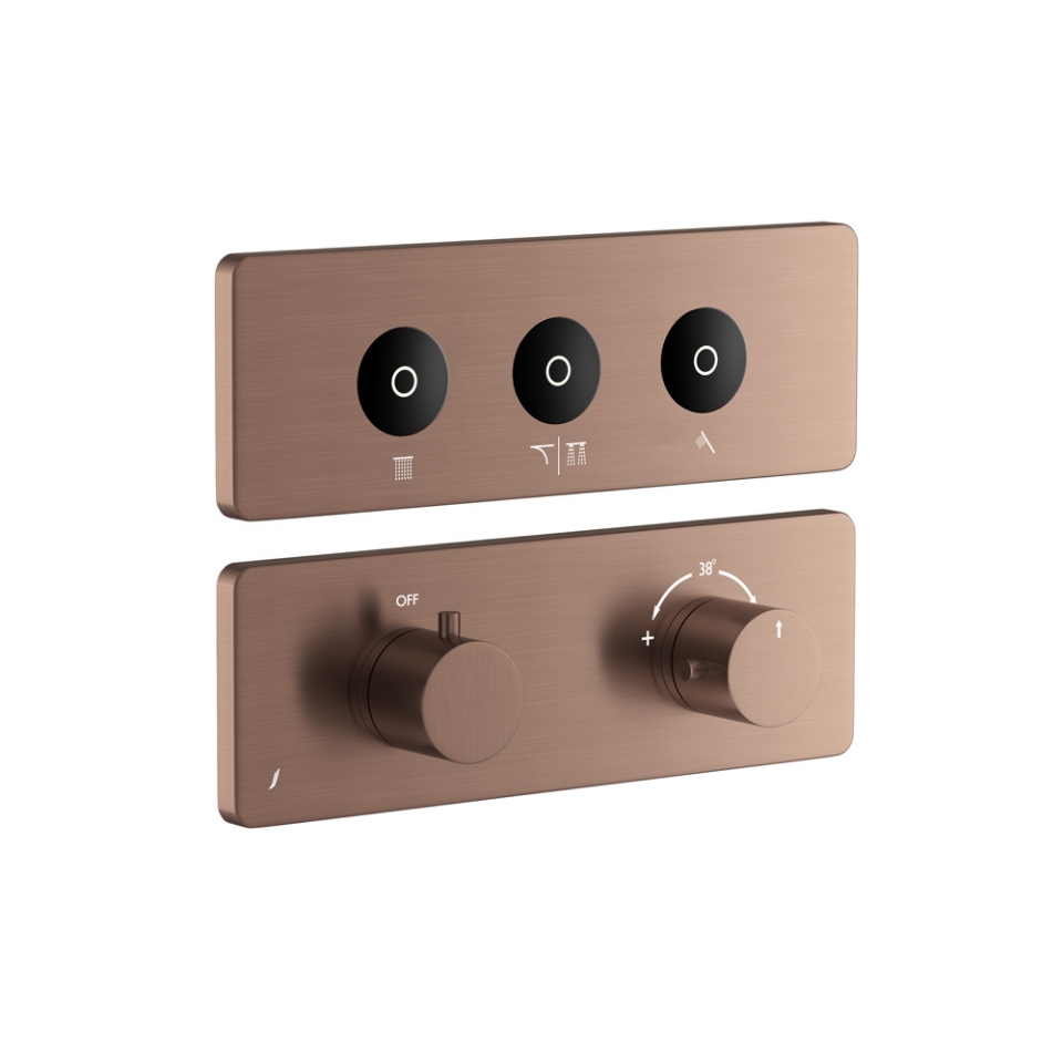Picture of Exposed Part Kit of Cloud Touch Shower System - Antique Copper