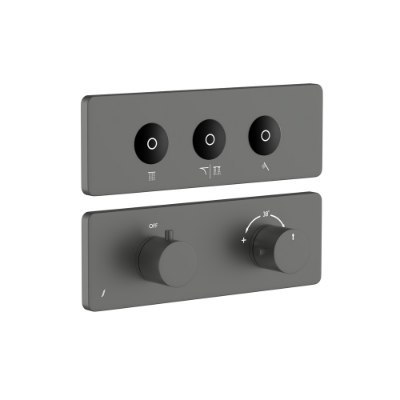 Picture of Exposed Part Kit of Cloud Touch Shower System - Graphite
