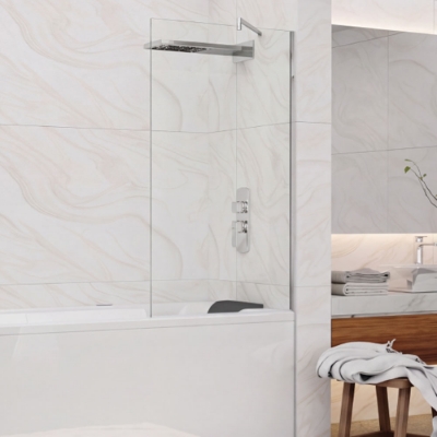 Picture of Omega Bath screen with Wall Profile