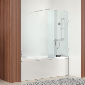 Picture of Omega Tub mounted bath screen - (Size: W:800-1200; H:1400)