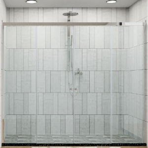 Picture of Optima-Sliding Bath Screen 4 Part - (Size: W:1500-2000; H:2000)