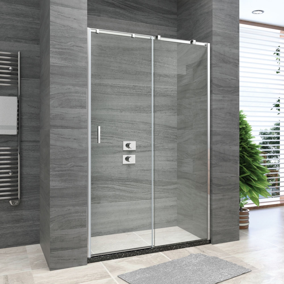 Picture of Stark-S Bath Screen 2 Part  -  (Size: W:1501-1800; H:2000)