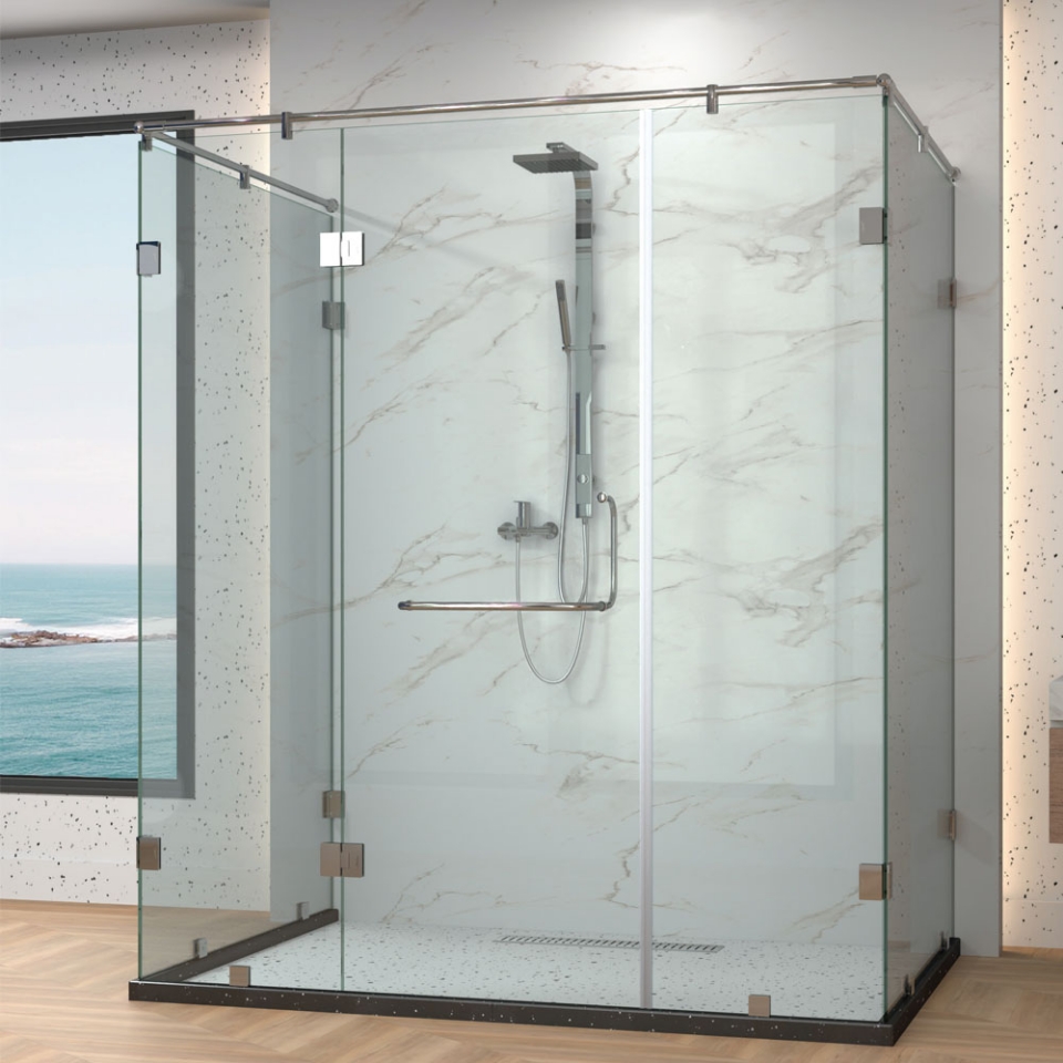 Picture of Vesta 5 Part with 4 fixed glass - (Size: W:3200-3600; H:1950)