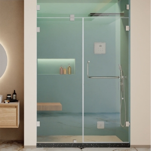 Picture of Hydro 2 Part with 1 side fixed glass - (Size: W:800-1200; H:3000)