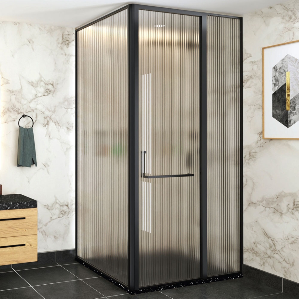 Picture of Vitro Pro Bath Screen 3 Part - (Size: W:1600-2000; H:2100)