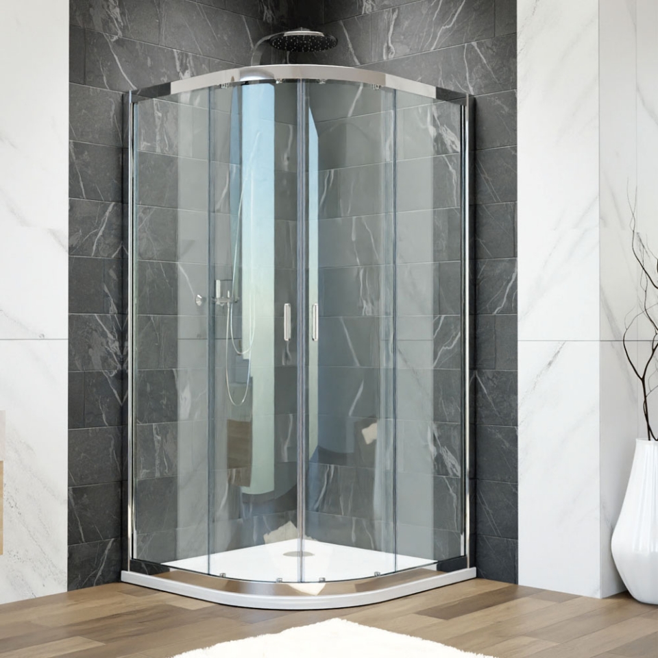 Picture of Vitro Pro Curved - 4 Part  - (Size: W:900 X 900; H:1950)