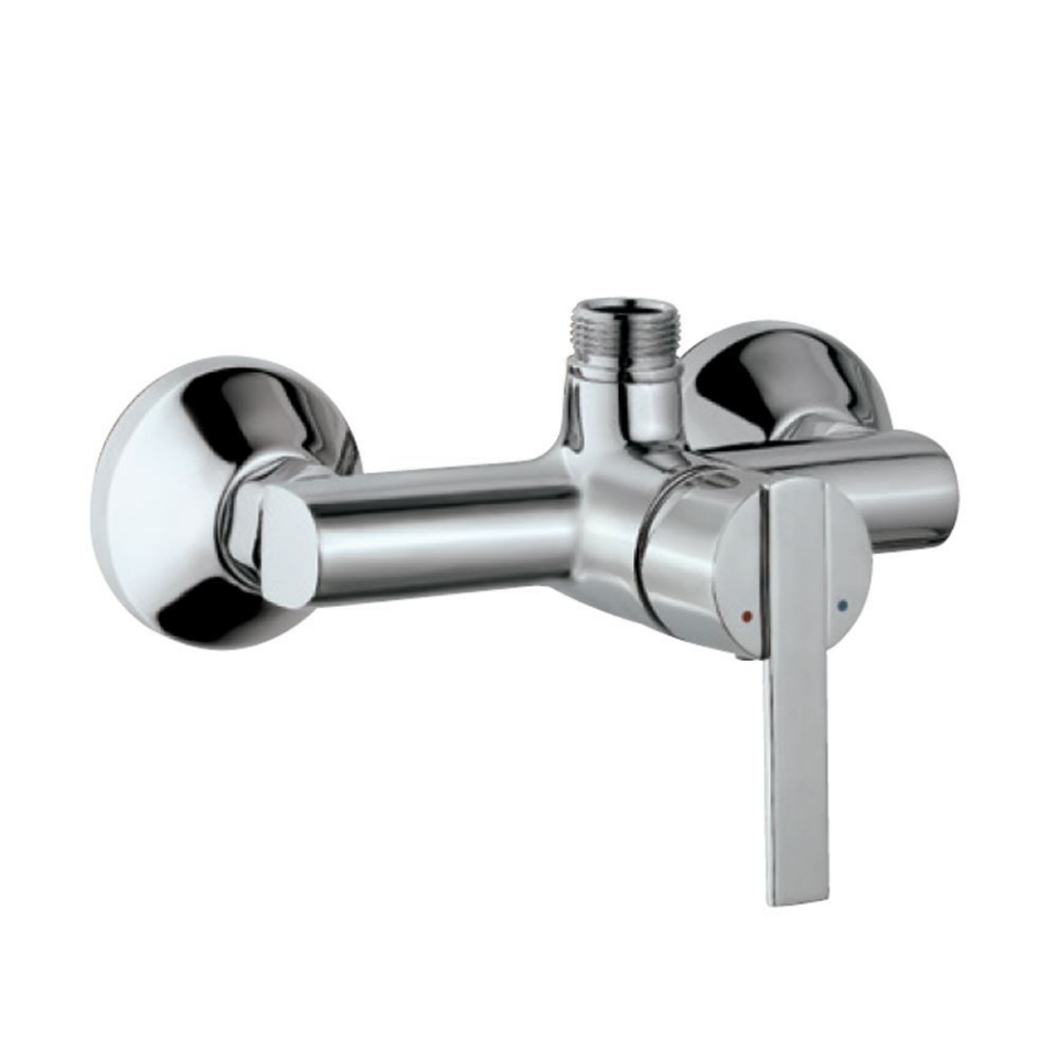 Fonte Exposed Overhead Shower Water Wall Mixer | Jaquar