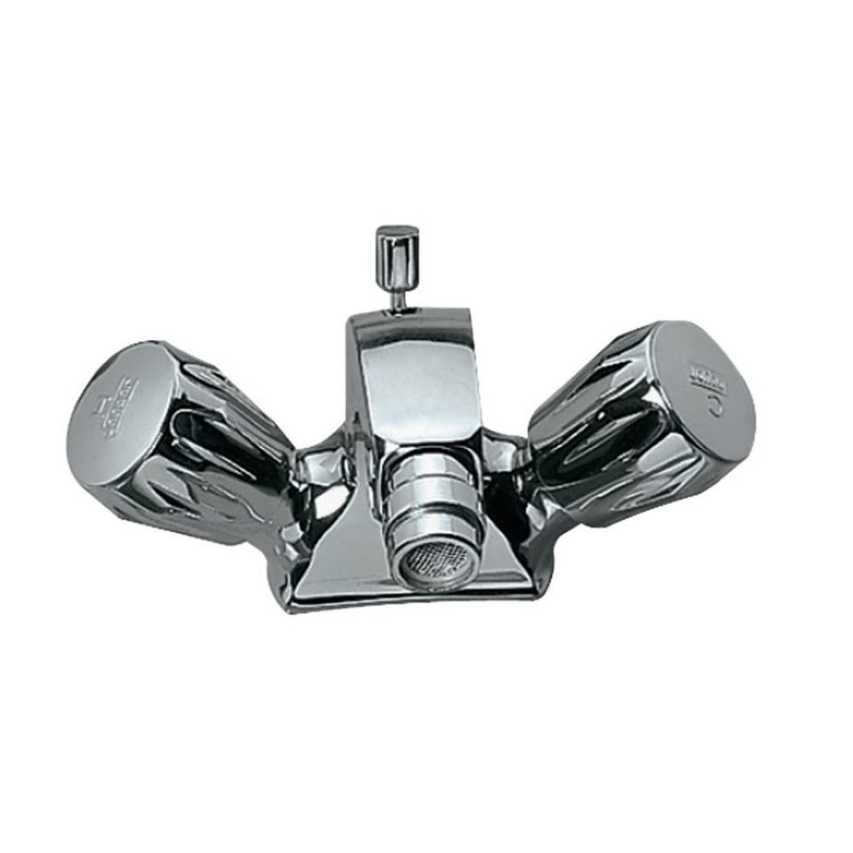 Continental 1 Hole Bidet Mixer with Popup Waste