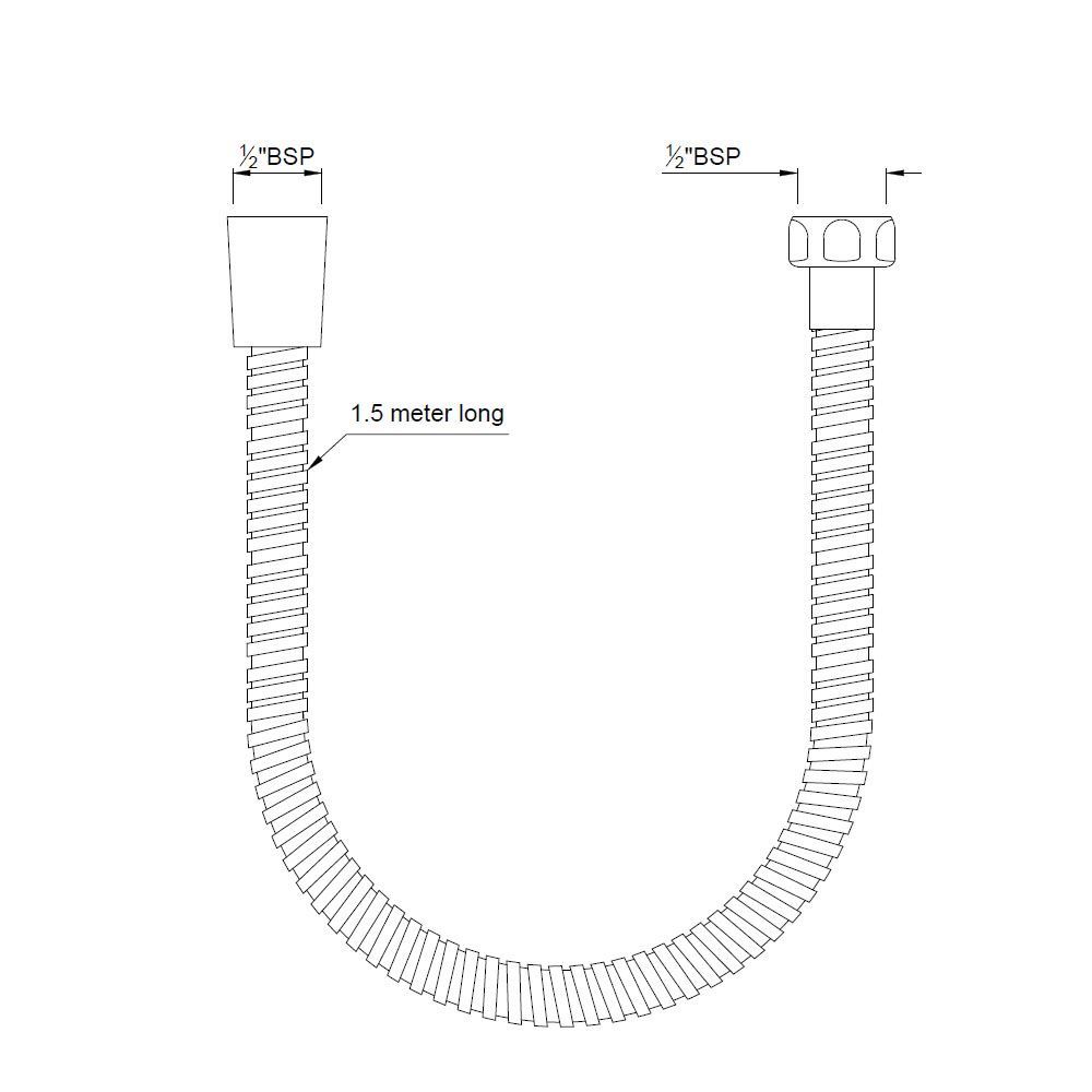 Flex.Inox F3/8-Bague 12 300Mm Standard Alim - Sanitaire Tuyau À 8Mm Avec  Joint Pb Tub - Flexible Inox