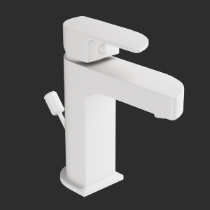 Picture of Single Lever Basin Mixer -White Matt