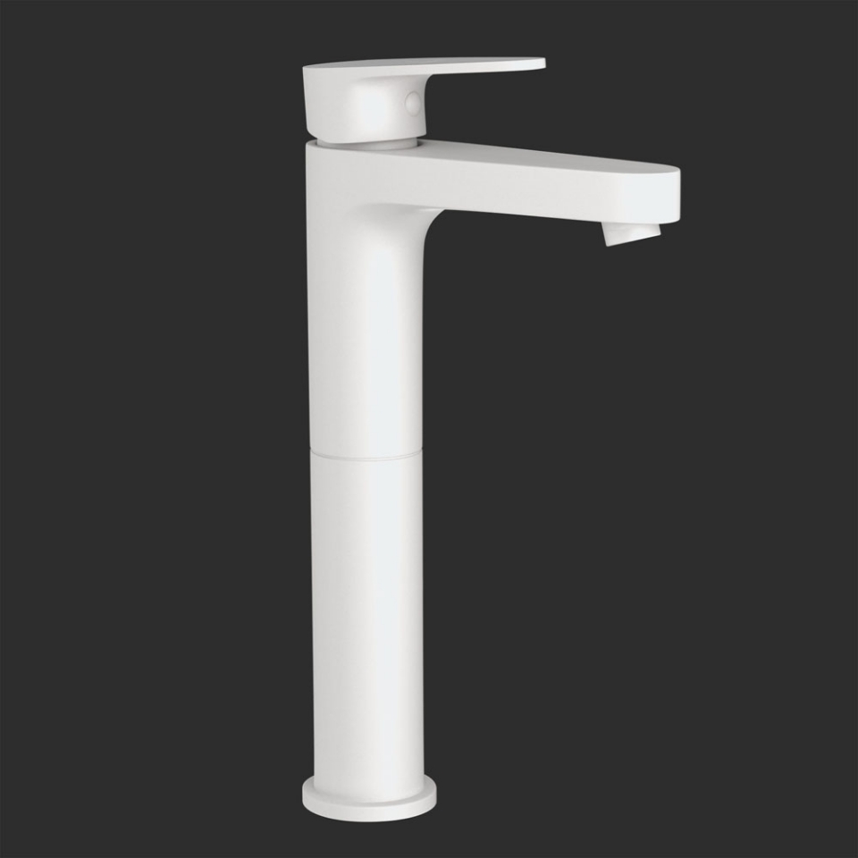 Picture of Single Lever Tall Boy -  White Matt