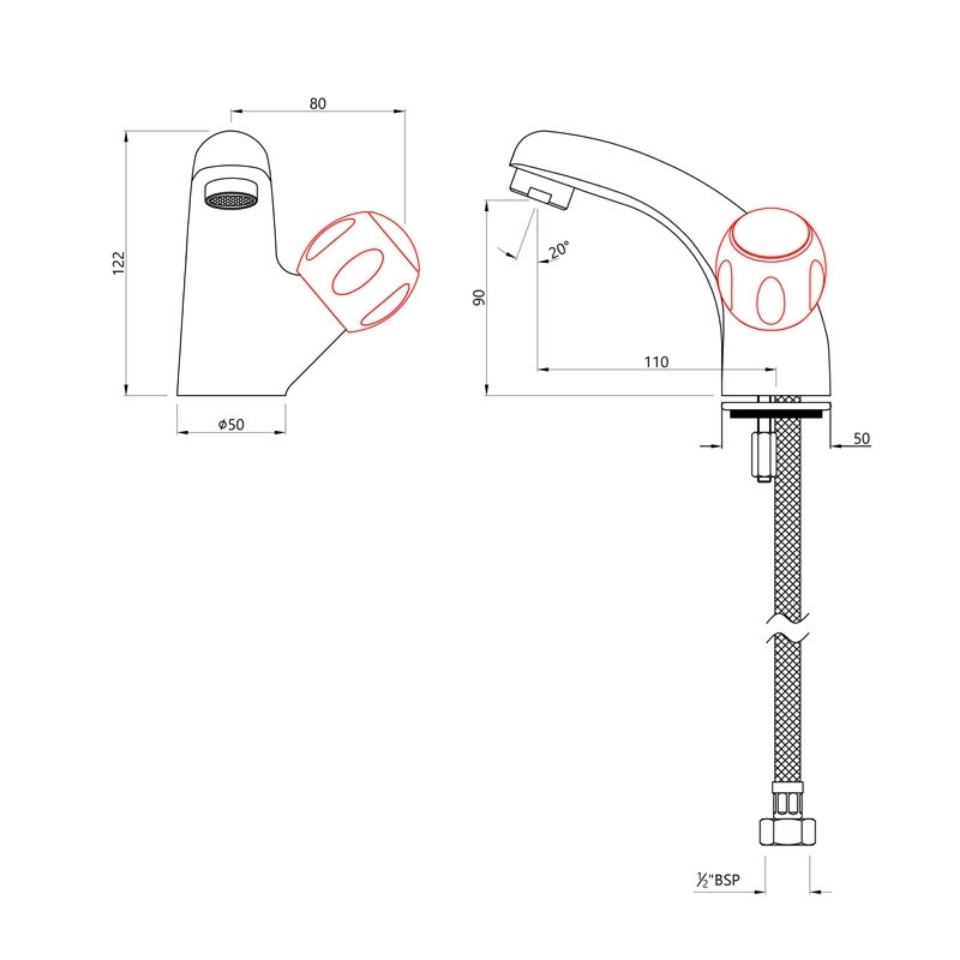 Clarion Swan Neck WashBasin Tap Right Hand Operation