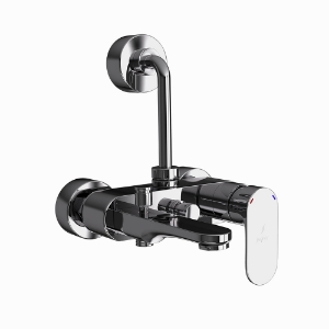 Picture of Single Lever Wall Mixer 3-in-1 System - Black Chrome