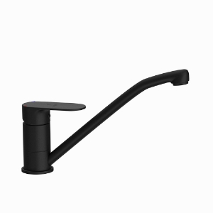 Picture of Single Lever Sink Mixer with Swinging Spout - Black Matt