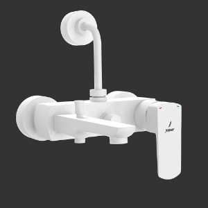 Picture of Single Lever Wall Mixer 3-in-1 System - White Matt