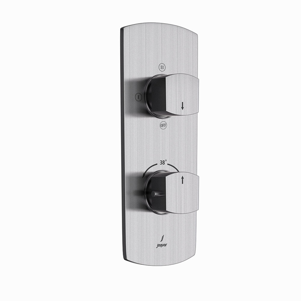 Aquamax Thermostatic 3 Way Mixer Kubix Prime Chrome Plate Jaquar