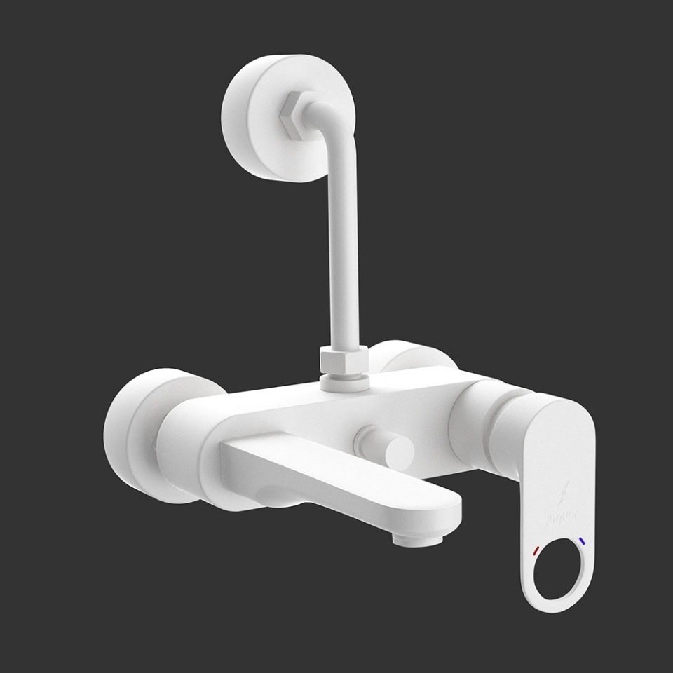 Picture of Single Lever Wall Mixer - White Matt