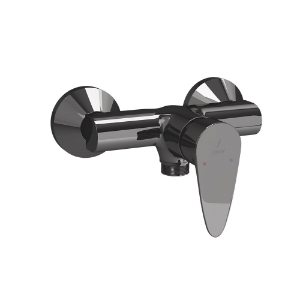 Picture of Single Lever Exposed Shower Mixer - Black Chrome