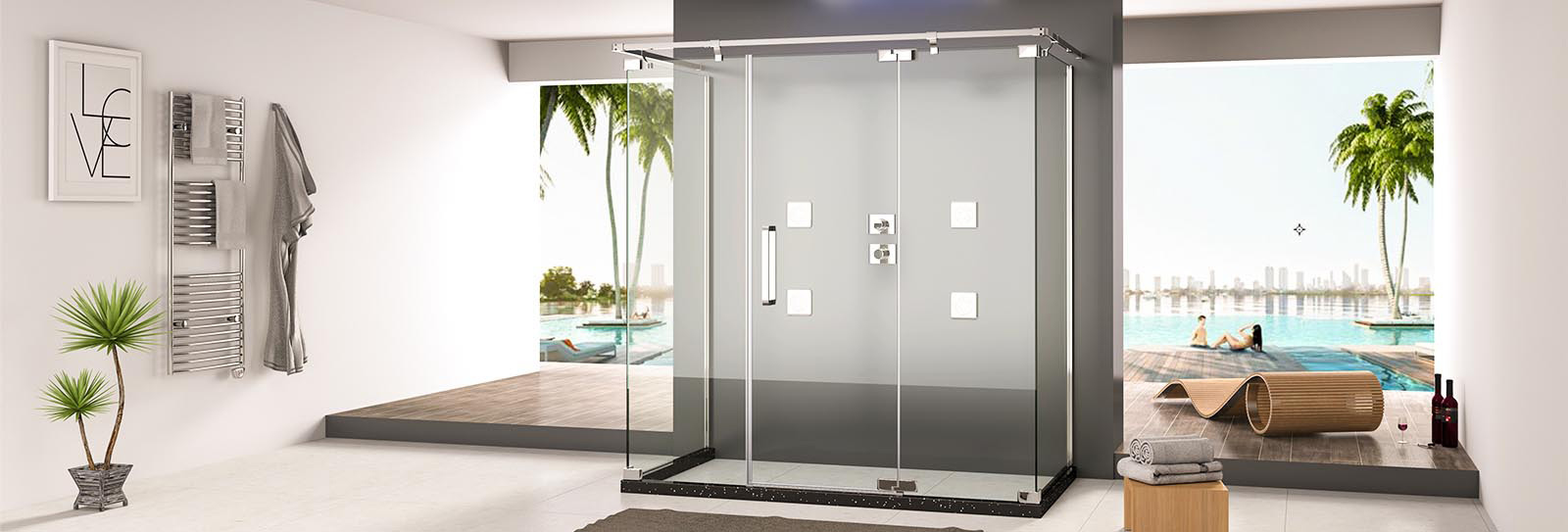 shower cubicles