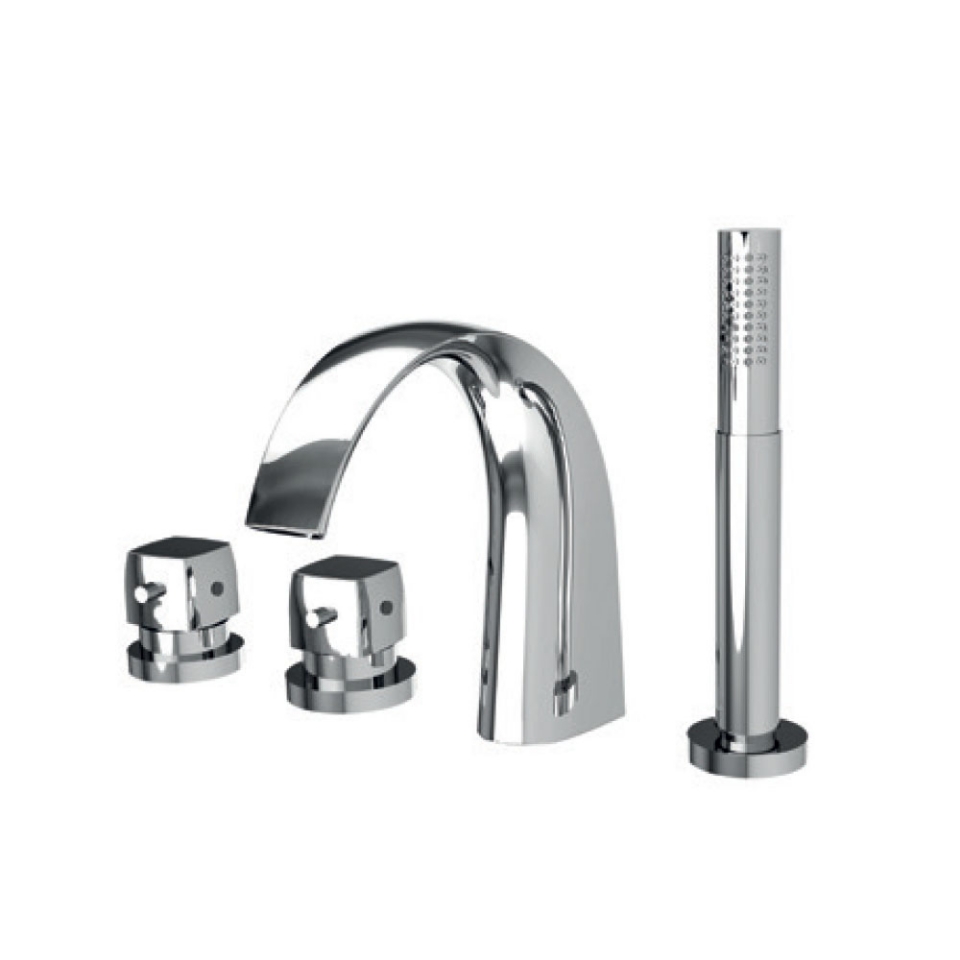 Picture of 4 Hole Thermostatic Bath and Shower Mixer
