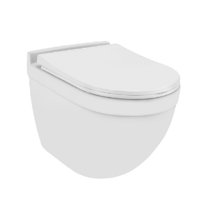 Picture of Rimless, Blind Installation Wall Hung WC - White