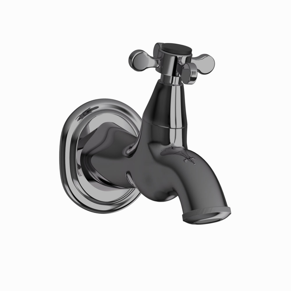 Picture of Bib Cock - Black Chrome