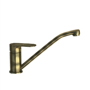 Picture of Single Lever Sink Mixer with Swinging Spout - Antique Bronze