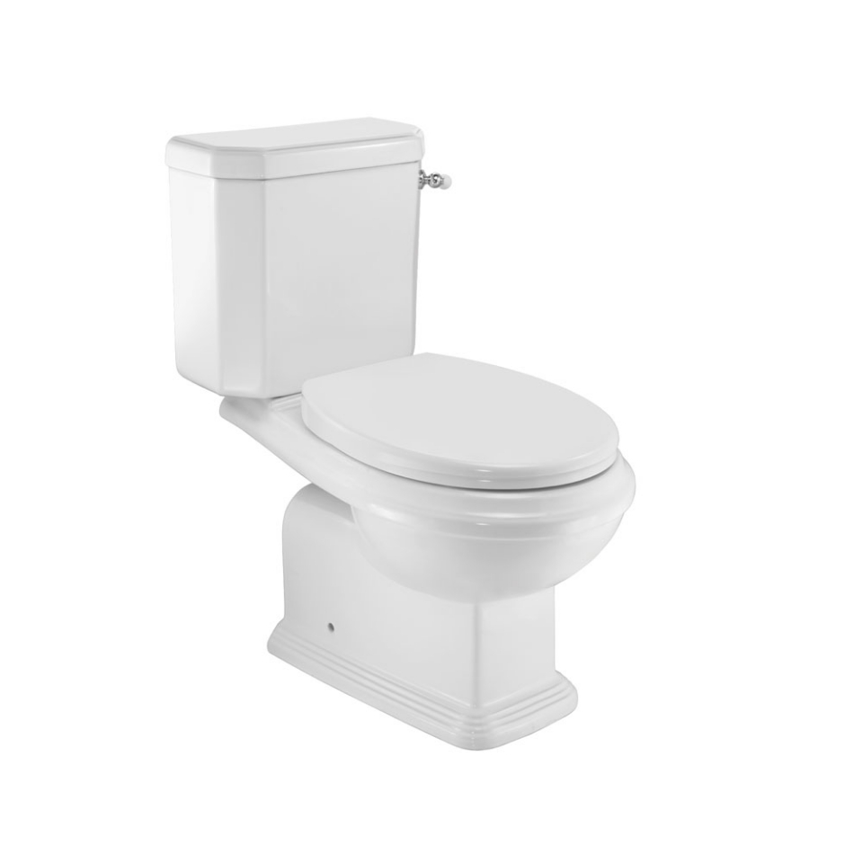 Rimless Bowl with Side Flush Cistern | P Trap