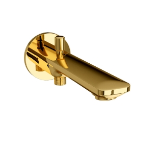 Picture of Bathtub Spout with Button Attachment - Gold Bright PVD