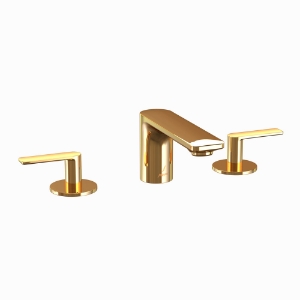 Picture of 3-Hole Basin Mixer - Gold Bright PVD