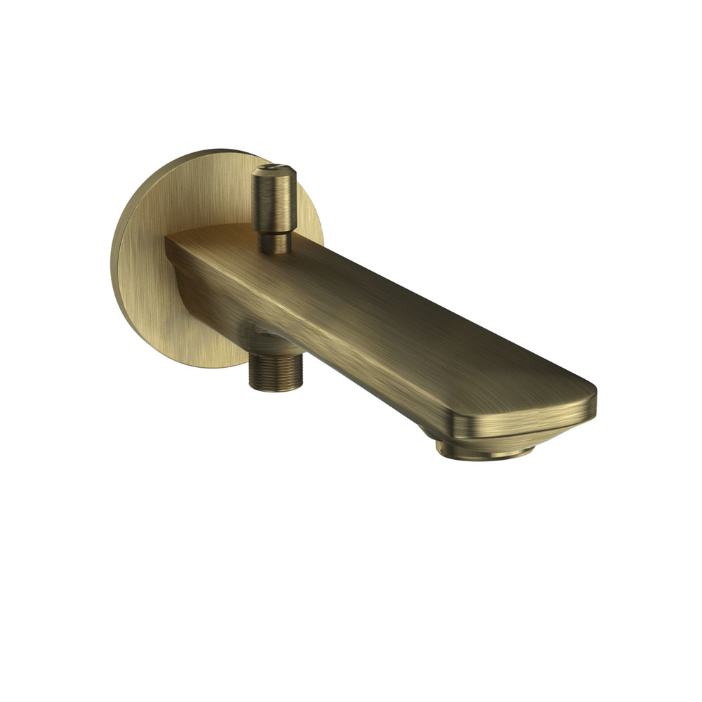 Bathtub Spout with Button Attachment For Hand Shower with Wall Flange JAQUAR