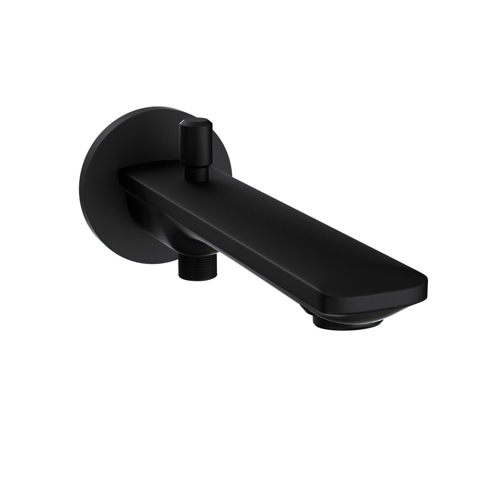 Bathtub Spout with Button Attachment For Hand Shower with Wall Flange JAQUAR