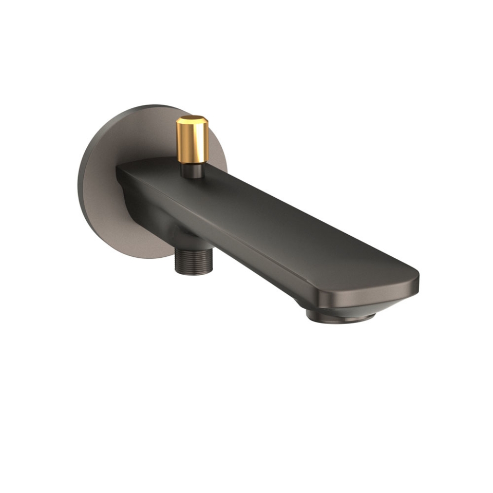 Bathtub Spout with Button Attachment For Hand Shower with Wall Flange JAQUAR