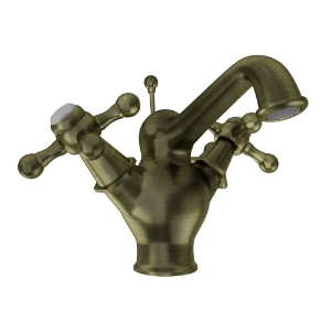 Picture of Central Hole Basin Mixer with popup waste - Antique Bronze