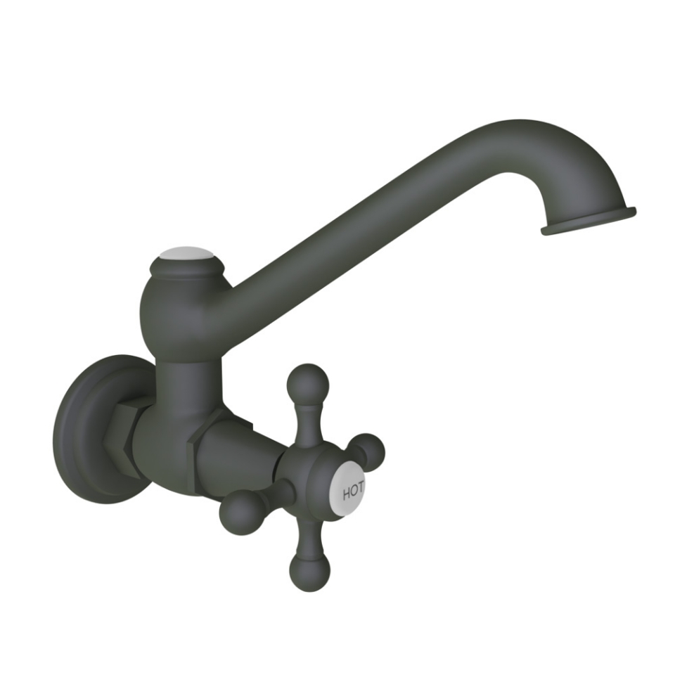 Queen's Sink Cock with Swinging Spout Wall Mounted JAQUAR