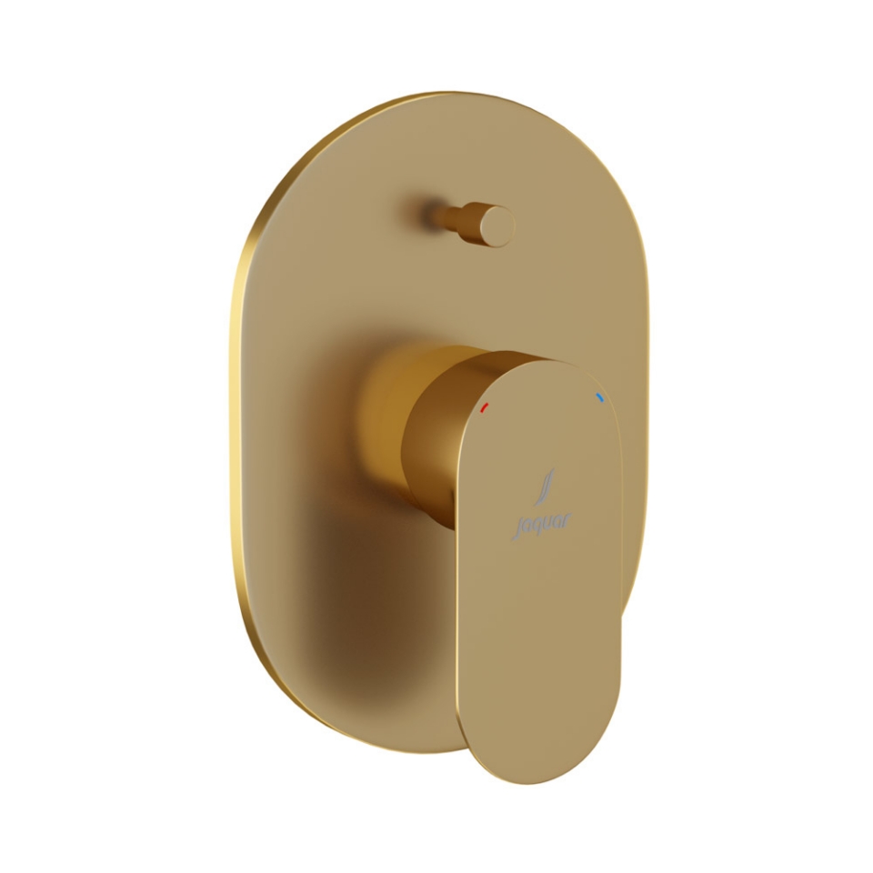 Picture of Single Lever Exposed Part Kit of Diverter - Gold Matt PVD