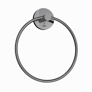 Picture of Towel Ring Round with Round Flange - Black Chrome