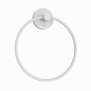 Picture of Towel Ring Round with Round Flange - White Matt