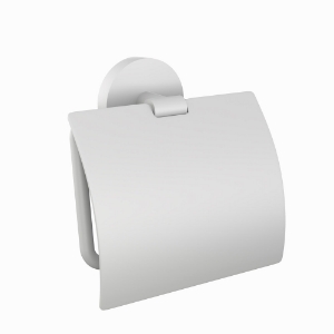 Picture of Toilet Roll Holder with Flap - White Matt