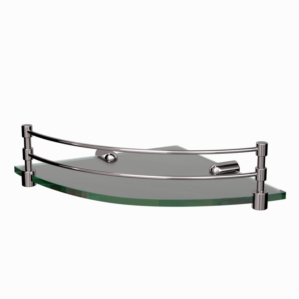 Continental Corner Glass Shelf for Shower Area / Bathroom | JAQUAR