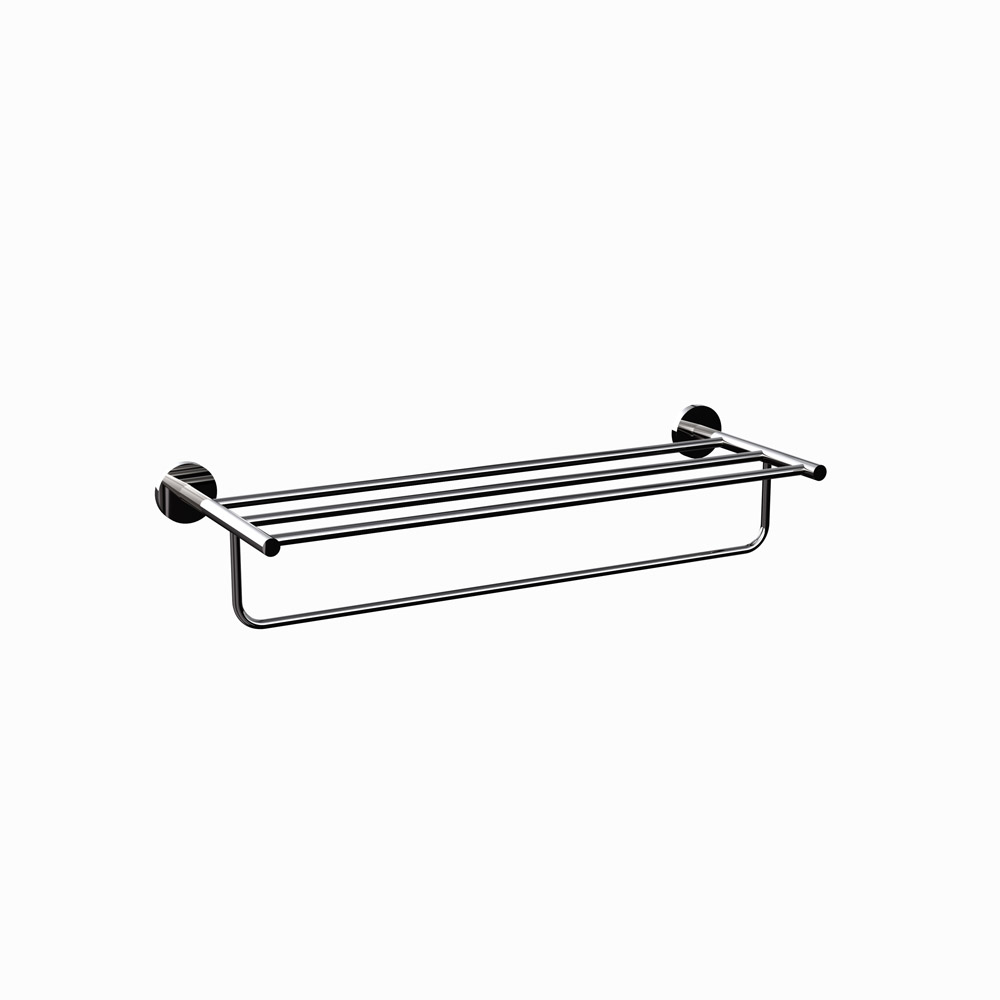 Continental Bathroom Towel Rack with Lower Hanger 600mm JAQUAR