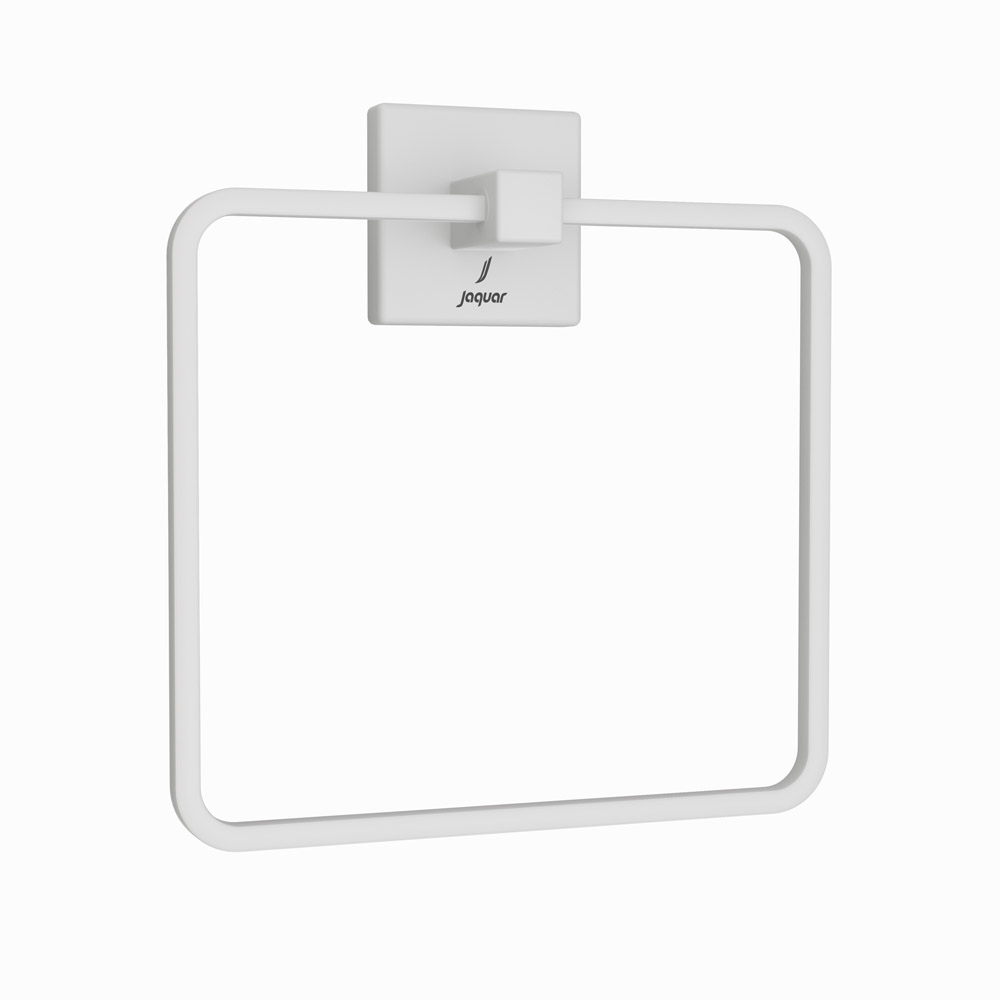 Kubix Prime Square Towel Ring Toilet Accessories Jaquar