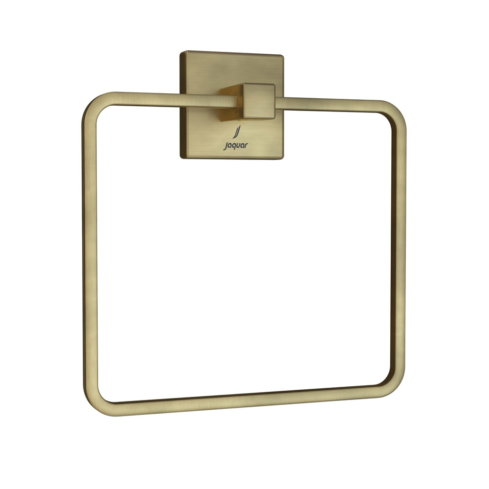 Kubix Prime Square Towel Ring Toilet Accessories Jaquar